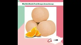 Mini Bath Bombs Fresh Oranges Aromatherapy Chill Pills Foot Spa Feet Relax