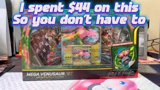 They keep doing this to us! Mega Venusaur premium collection box opening 