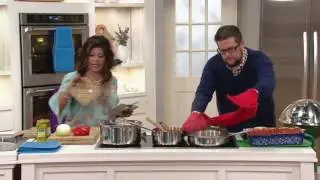 Cooking Buddy Terrycloth Towel and Pot Holder by Campanelli on QVC