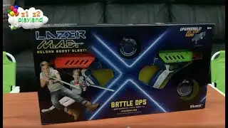 z1z2 playland kids unboxing the Battle Ops Laser Tag