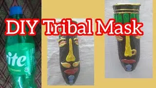 DIY Tribal Mask | Easy Tribal Art Craft using Recycled Materials! 🎭