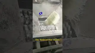 Twin Shaft Shredder for Waste Fiberglass (FRP) Recycling | Heavy Duty Industrial Shredding