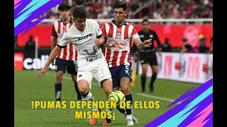 Pumas dependen de ellos mismos para lograr la calificaci&oacute;n directa a la liguila del f&uacute;tbol mexicano