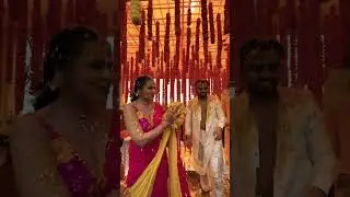 Phoolon ki Holi | Divya & Jatin | #phoolonkiholi #haldi #bts