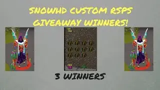 SnowHD Custom RSPS Giveaway Winners!