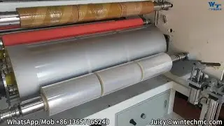Double Screw Extrusion Machine in Kazakhstan,PE clingfilm/Stretch Film manufacturing machine|Wintech