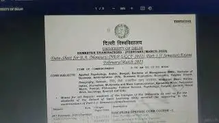 tentative datesheet for NEP - ugcf 2022 1st semester for all ug courses students regular, ncweb ,sol