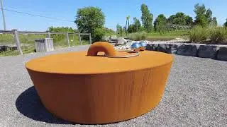 Universal Stopper 2023 by Floyd Elzinga at Oeno Gallery & Sculpture Garden in Prince Edward County