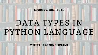 Data Types in Python
