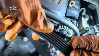 Toyota Avensis 2005 2.0 бензиновый автомобильный клиновой ремень замена поликлинового ремня #обсл...
