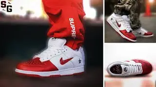 СНЕКЕР ДНЯ | Supreme x Nike SB Dunk Low &laquo;Уорсити Ред&raquo; ОБЗОР