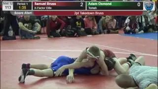 113 Samuel Bruss X Factor Elite vs Adam Osmond Tomah 6475250104