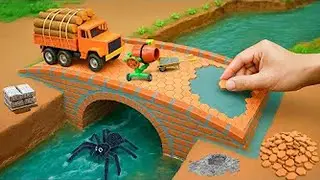 Dinosaur Toy TRASHES EPIC BRICK BRIDGE! 🦖🤯 (Science Project Gone Wild)