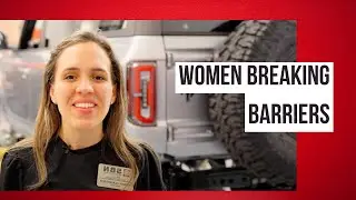 All-Female Ford Bronco Vehicle Build Visits SEMA Detroit Garage Women