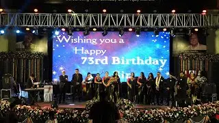 73RD BIRTHDAY CELEBRATION OF DR. AJAY MURDIA (INDIRA IVF ) WITH SINGER AMIT KISHORE KUMAR