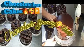 How To Make Chocolate Bars Cakes And Verity Cakes🎂🔥🥰 open a video