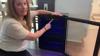 Antarctic Star Beverage Refrigerator Cooler | 68 Can Mini Fridge with Glass Door