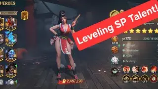 SP Talent leveling Mai Shiranui Prt 2 - Sea of Conquest - SOC - Demona Rood  Callhan Durrach Linae