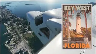 Florida Keys and Key West History - Fly-over in Microsoft Flight Sim
