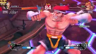 SAGAT VS ADON サガット対アドンのバトル ULTRA STREET FIGHTER IV