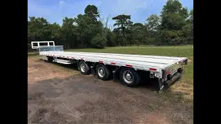 2017 Transcraft 51ft Drop Deck Trailer - Combo, Aluminum Floor, Tri-Axle, Ramps