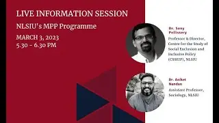 Master's Programme in Public Policy | Live Information Session | March 3, 2023