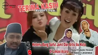 Ketemu Bang Saiful Jamil dan Artis Ibu Kota di Lokasi Acara Paguyuban Pasar Minggu Legenda