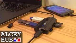 Alcey Hub USB 3.0 with Micro SD and SDHC reader &bull; Unboxing Overview Test