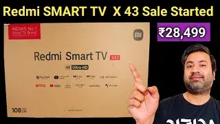 Redmi smart tv x 43 Sale Started || 4K Ultra HD TV