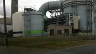 Euharlee, GA: Old public road now closed that runs by Georgia Power's Plant Bowen