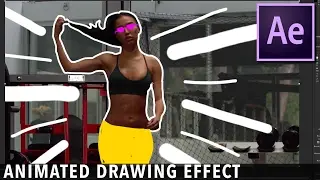 Animated Drawing Music Video Effect Tutorial | After Effects CC 2017