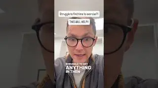 Struggle to find time to exercise? Watch this!
