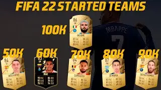 FIFA 22 BEST STARTED TEAMS! FIFA 22 50K 60K 70K 80K 90K 100K SQUAD BUILDER WITH AI! #5