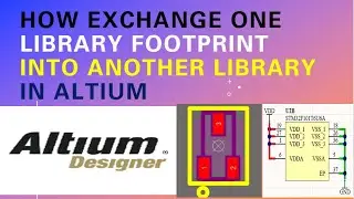 How to copy one library footprint to another library in altium | Library footprint exchange