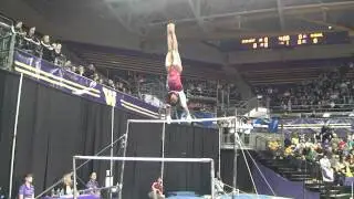 Alabama Gymnastics: Ashley Sledge on the Uneven Bars at the NCAA Seattle Regional Championships