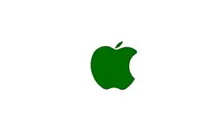 19 Use python to draw a bitten green apple 0019 #pythontutorial #python #designer #logo #art