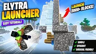 Elytra Louncher | 2000+ Blocks | Minecraft 1.20+