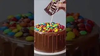 Yummy #Chocolate#Cream#M&M#GemsCake #Shorts