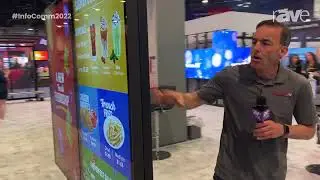 InfoComm 2022: Peerless-AV Features Its KOF555 Outdoor Digital Menu Boards With Fan-Cooled Shelving