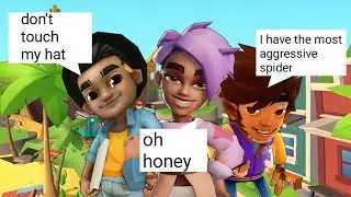Subway surfers Characters Voicelines concept part 1