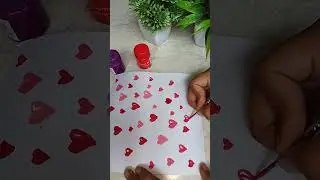 DIY heart envelope for couples 💕❣️🤩#diy #artandcrafts #craftideas #ytshorts #shorts