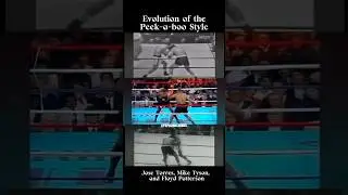Mike Tyson&rsquo;s evolution of the Peek-A-Boo defense #miketyson #boxing #trending #muhammadali #canelo