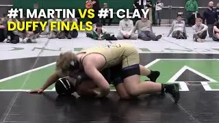 Tyson Martin (Aquinas) vs Deangelo Clay (Monona Grove/McFarland) | Duffy Finals 285