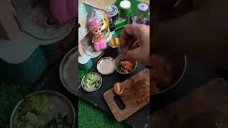 Mini Puli kadaisal for rice ( tamarind kadaisal ) mini food #miniaturecooking  #viral #trending