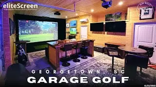 High-Performance Garage Golf Simulator - Georgetown, SC