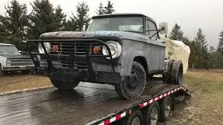 Picking up a1966 Dodge D300 Dumper