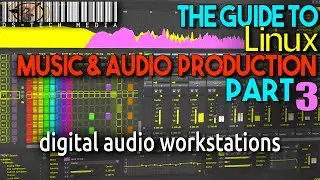 Guide To Producing & Recording Music + Audio With Linux PART THREE: Digital Audio Workstations