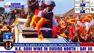 Regime in Panic as Police Fire Tear Gas at Crowds Escorting Bobi Wine as He Heads to Busiro South