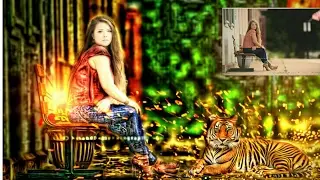 Real CB Heavy Edit Like Photoshop / Alone Girl with Tiger heavy photo manupulation / CB New Edit