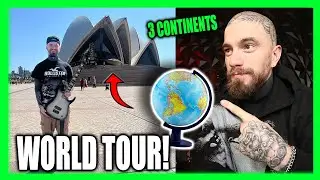 WHAT IT'S LIKE TO BE ON A WORLD TOUR!